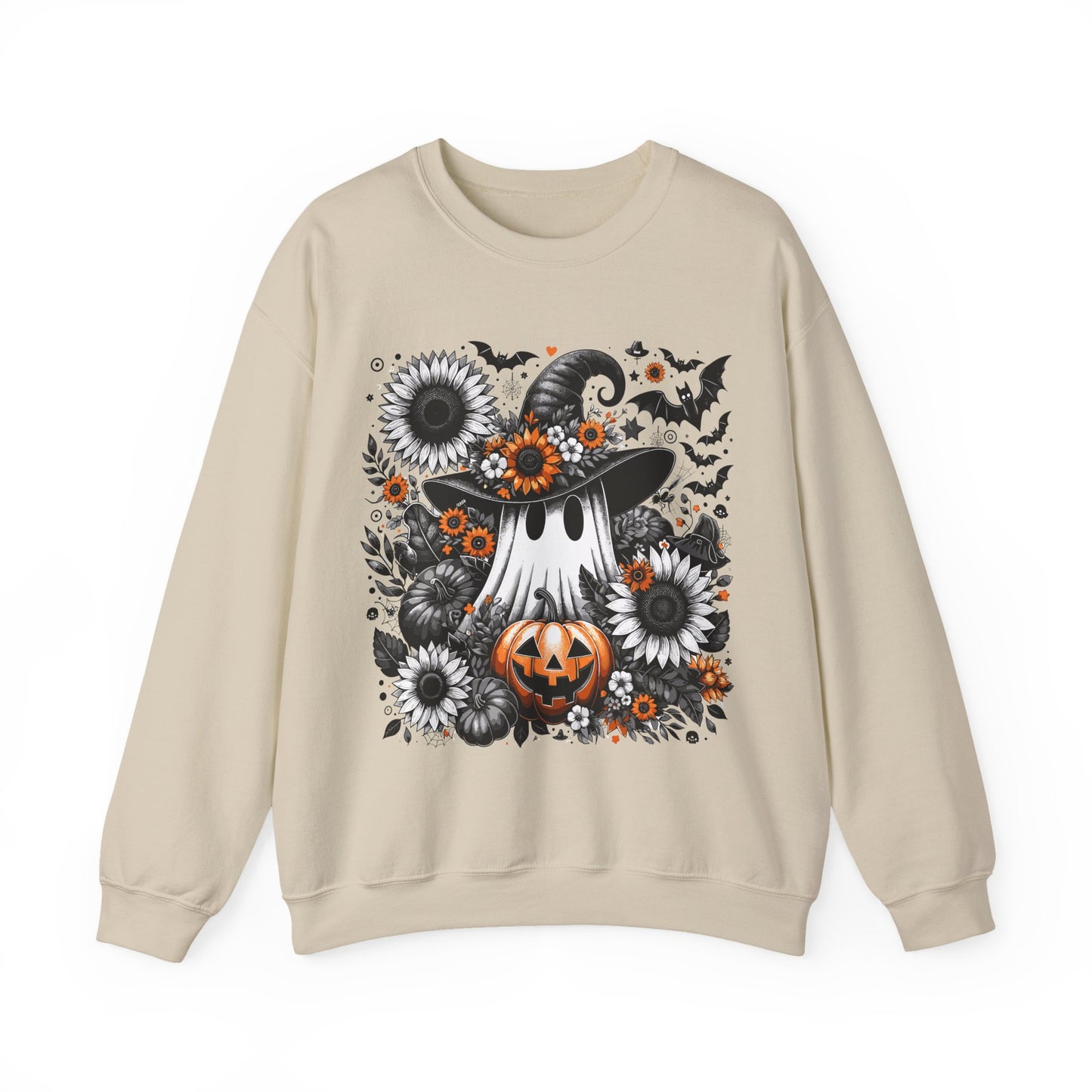 Spooky Floral Halloween Sweatshirt