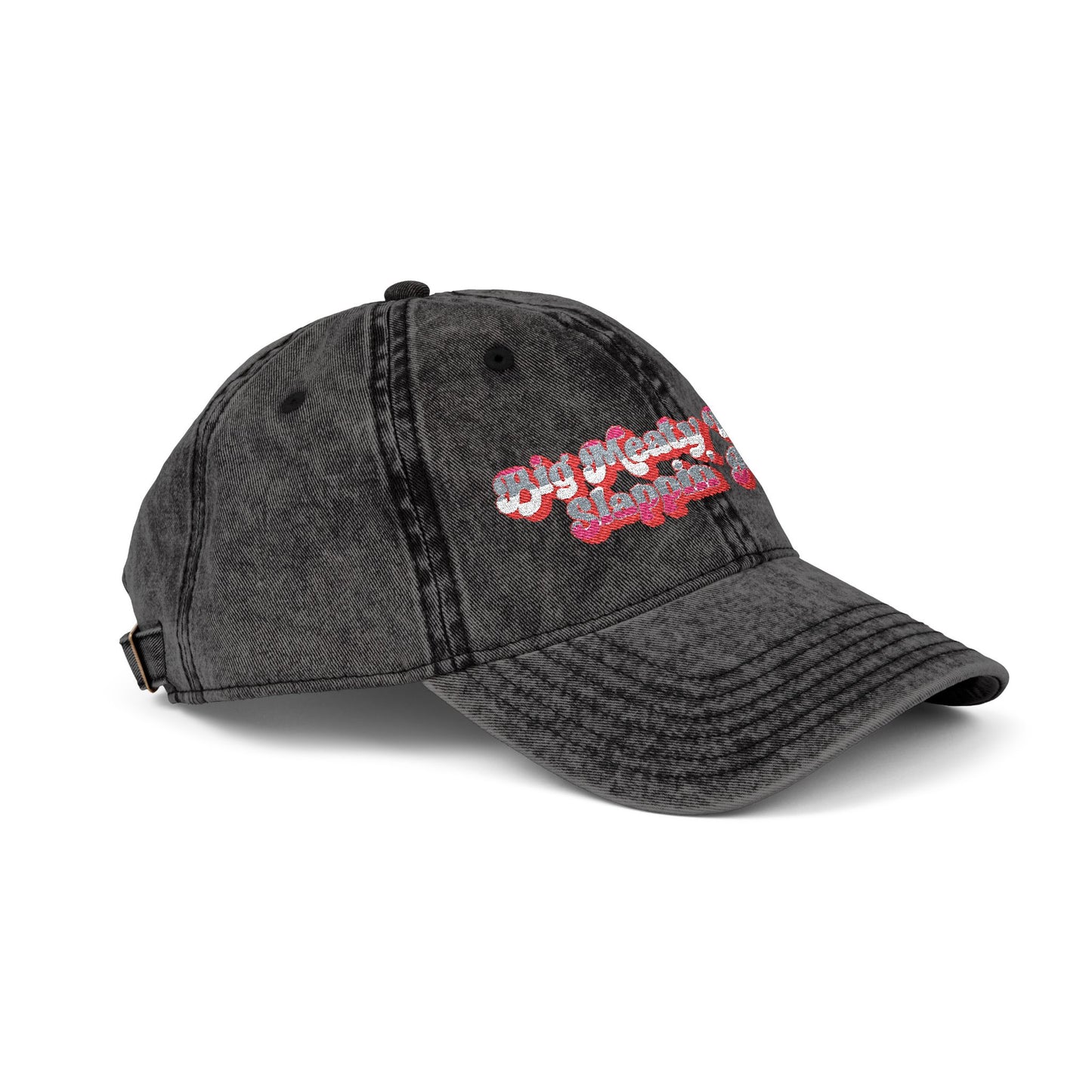 Retro Big Meaty Women Embroidered Cap