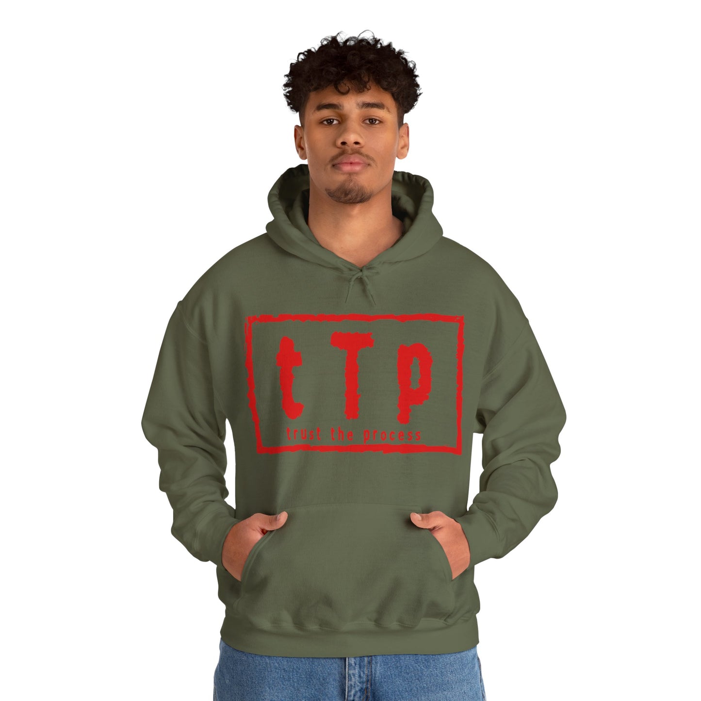 tTp Trust the Process Red Hoodie