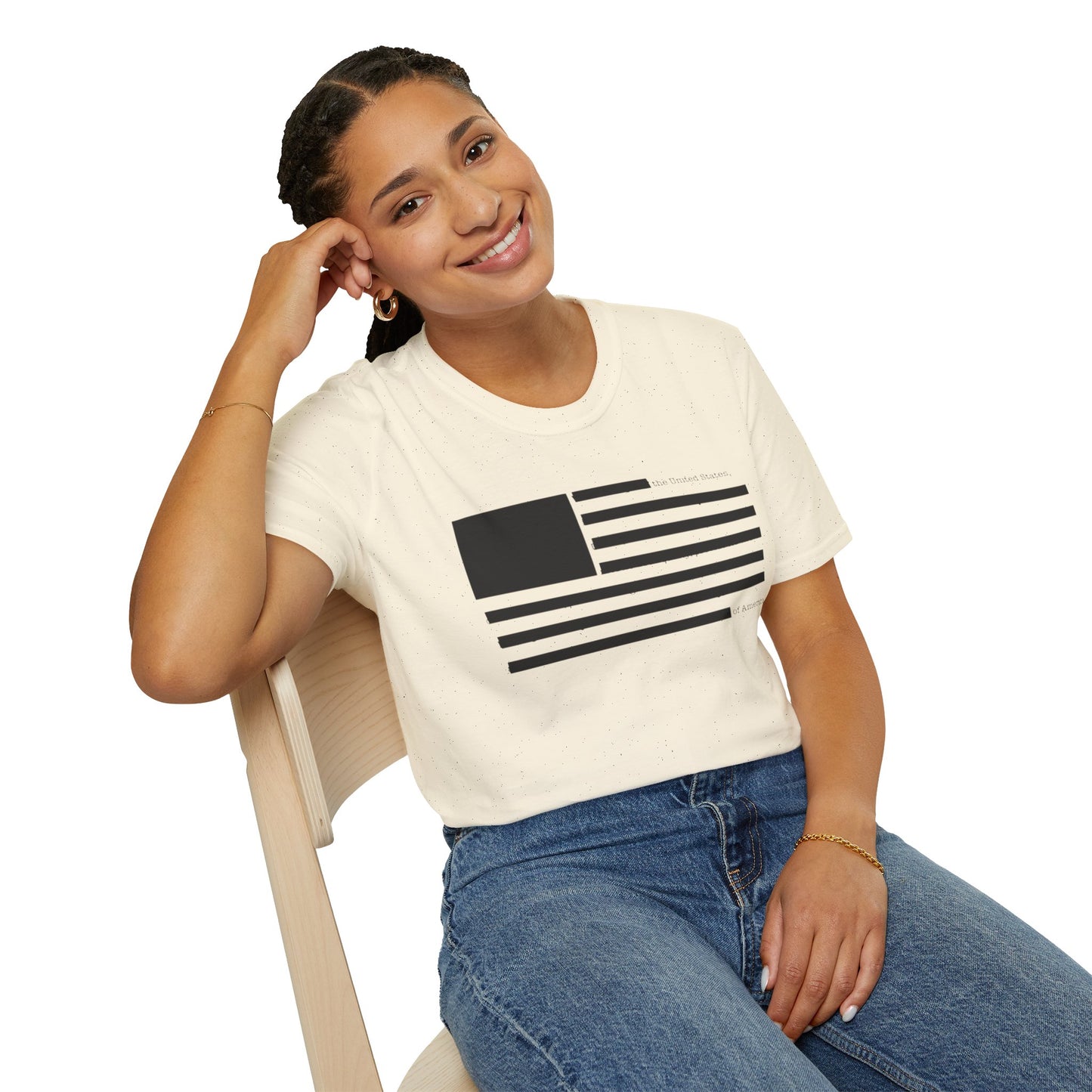 Black Stripes Flag T-Shirt