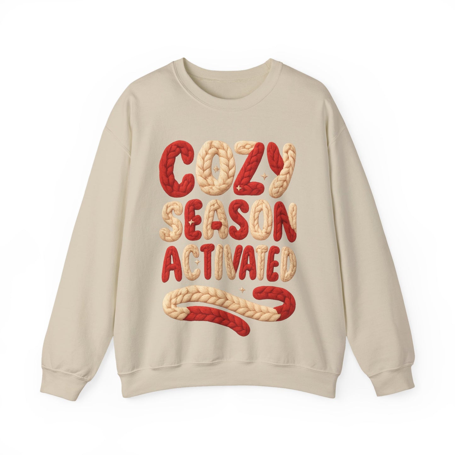 Faux Yarn Cozy Season Activated Crewneck Sweatshirt