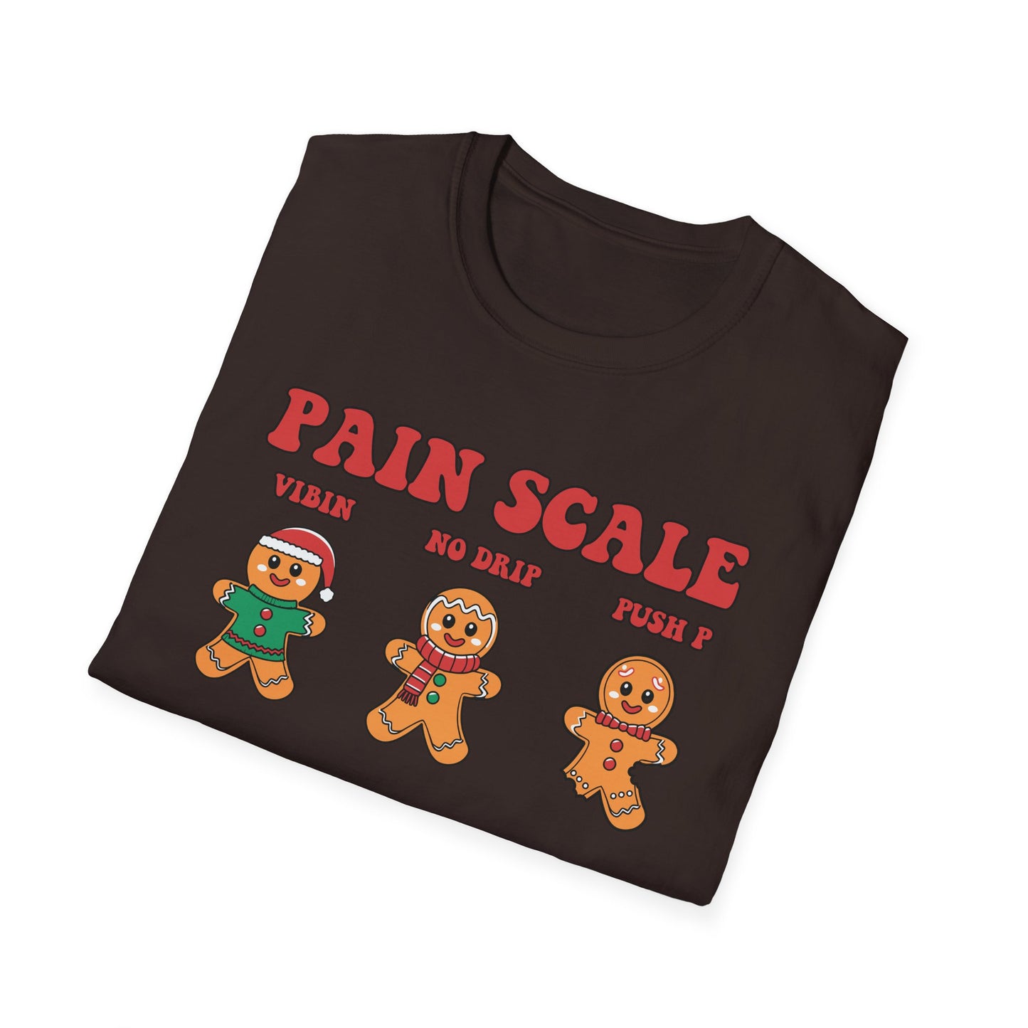 Gingerbread Pain Scale Tee