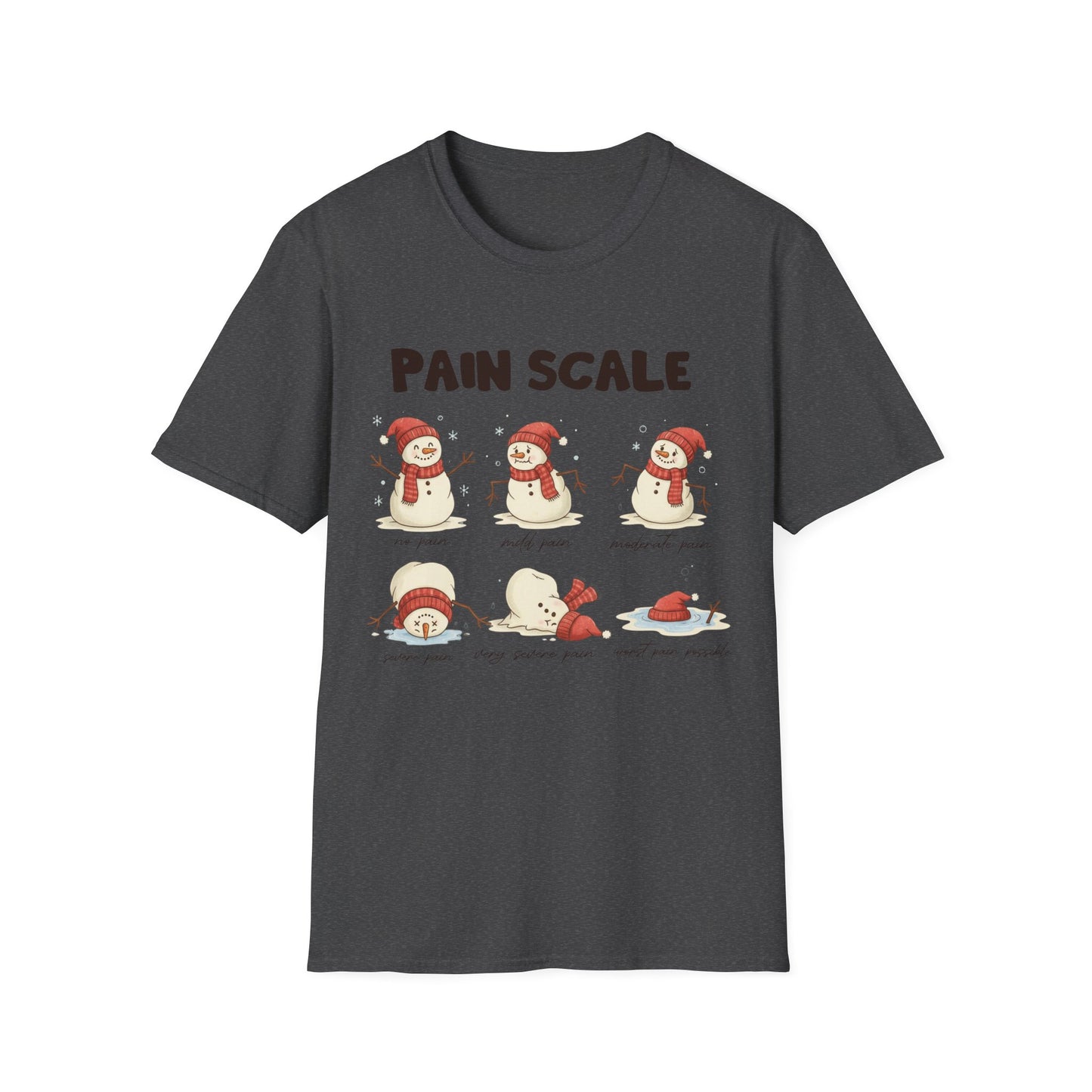 Snowman Pain Scale Tee