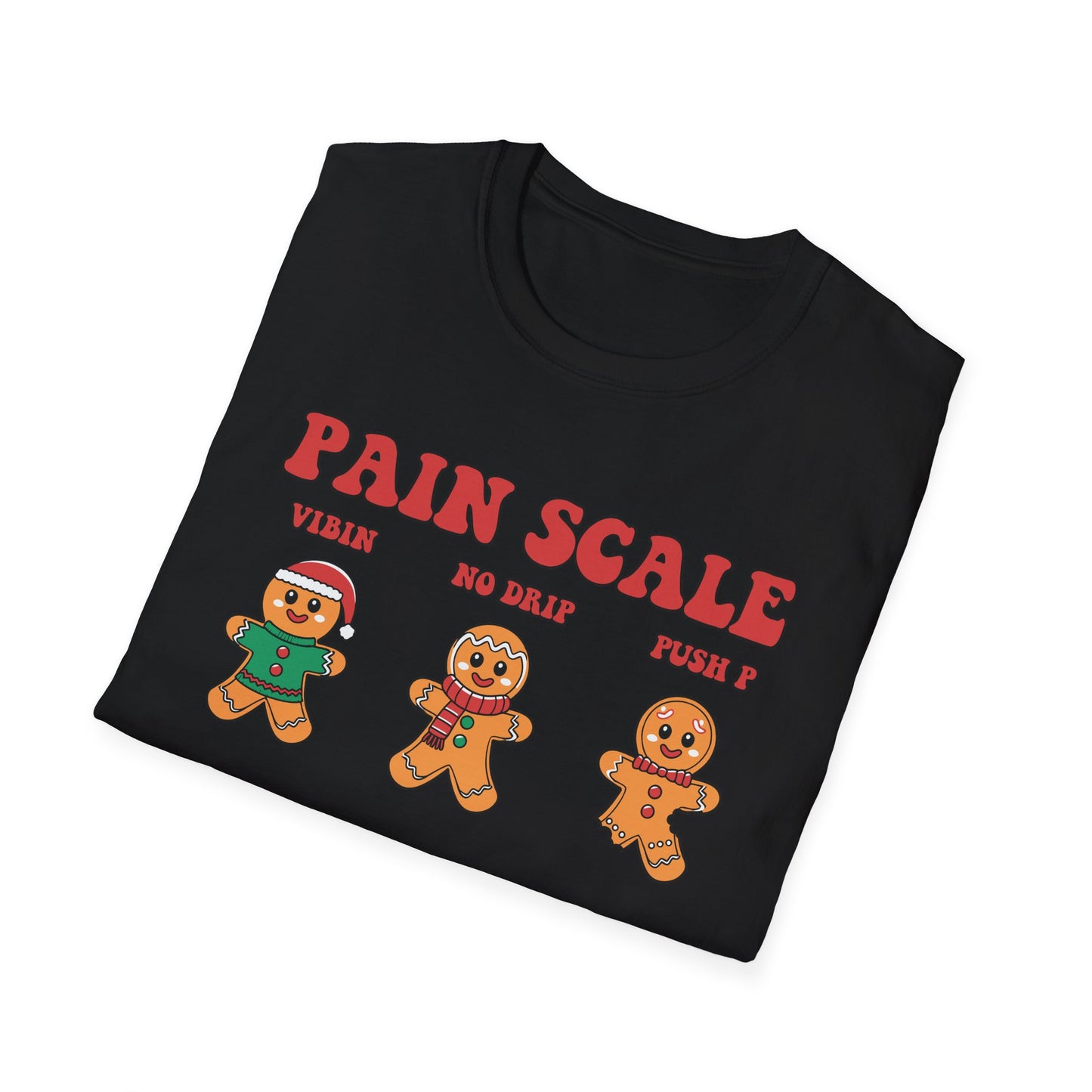 Gingerbread Pain Scale Tee