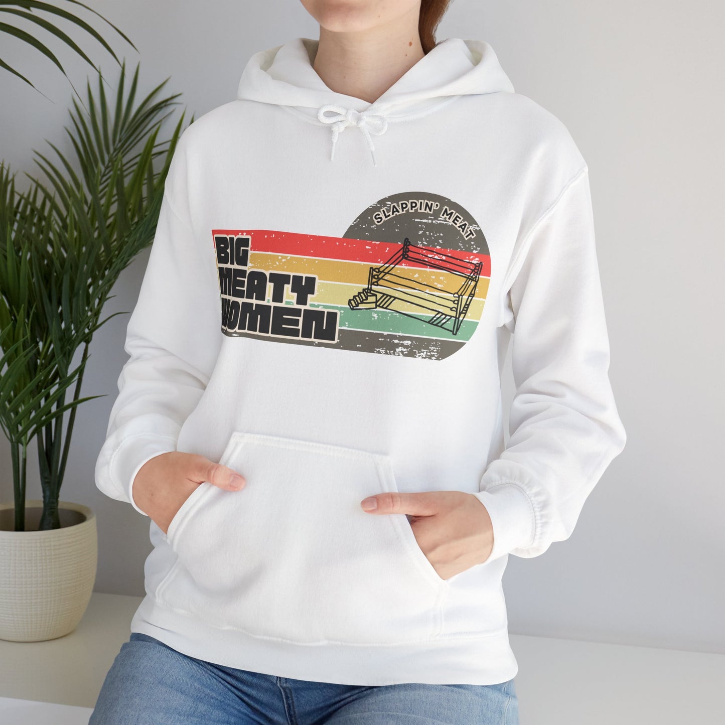 Vintage Big Meaty Women Hoodie