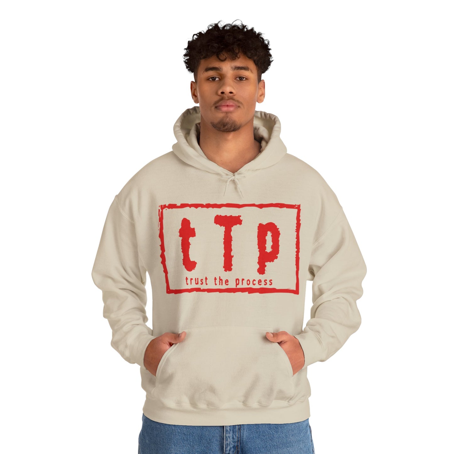 tTp Trust the Process Red Hoodie