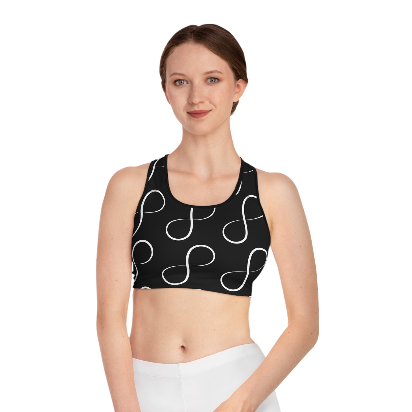 Infinity Pattern Sports Bra