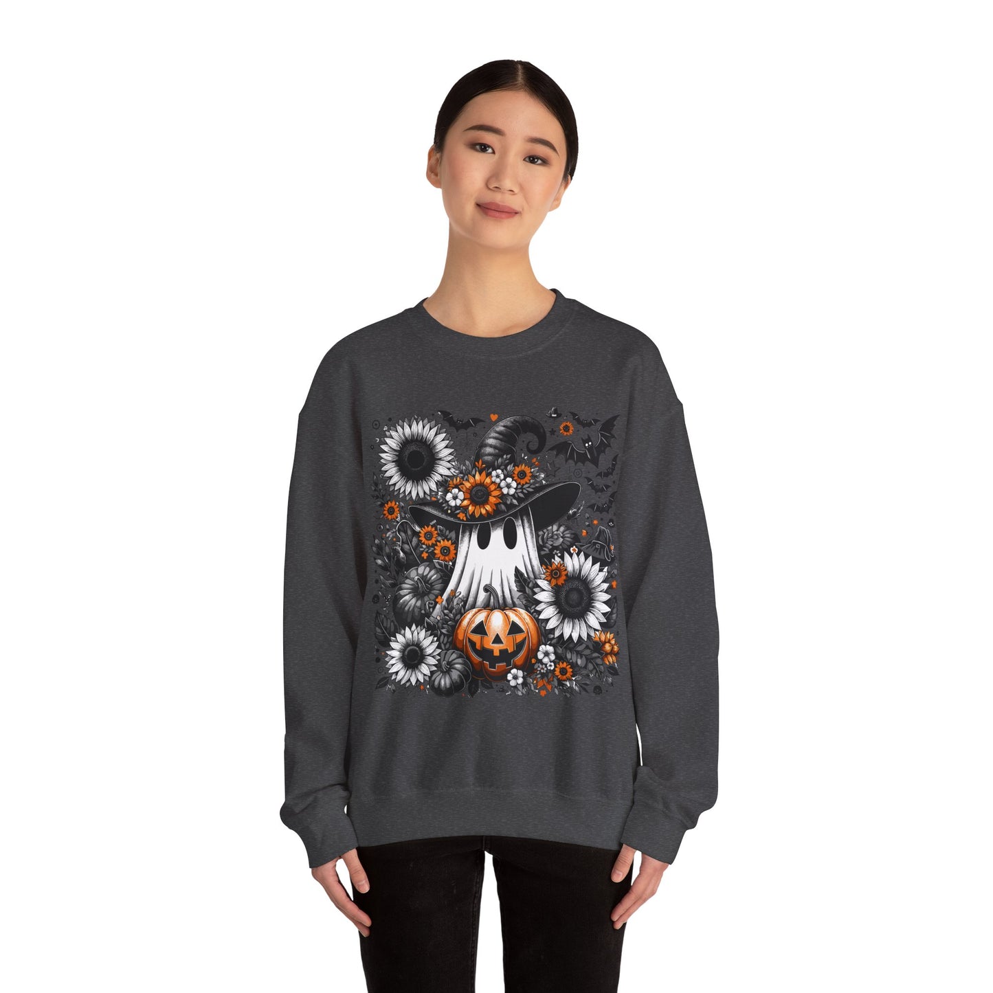 Spooky Floral Halloween Sweatshirt