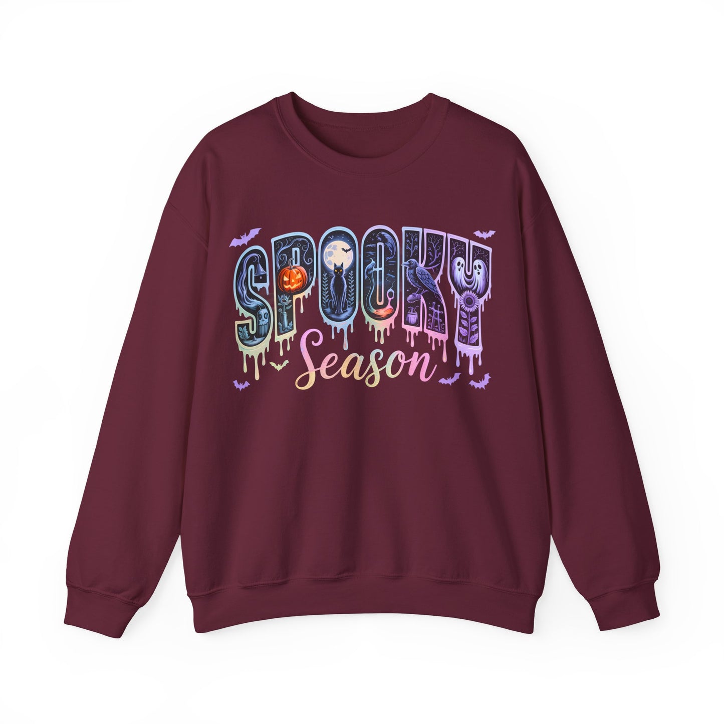 Iridescent Halloween Spooky Season Sweatshirt