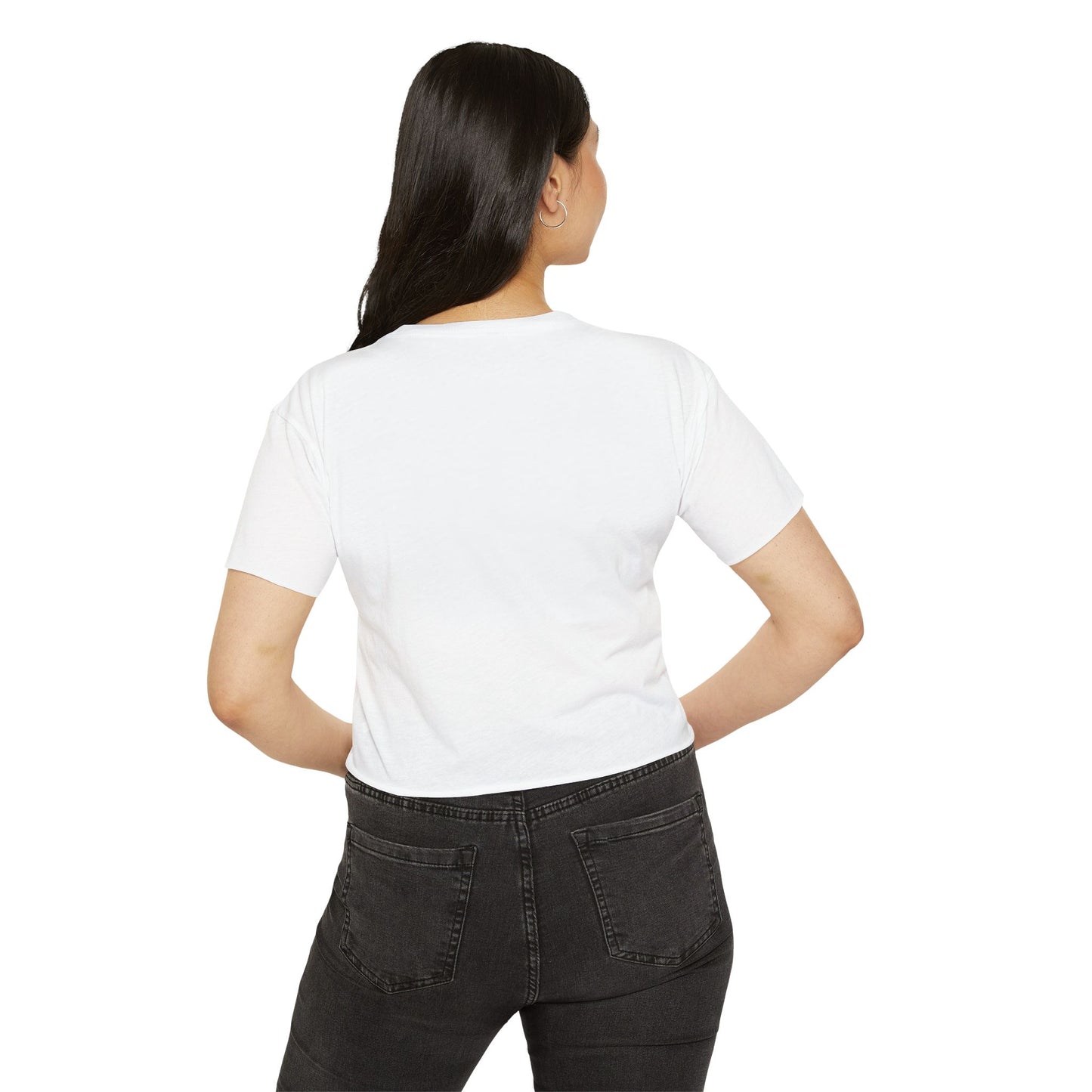 Vintage Big Meaty Women Festival Crop Top