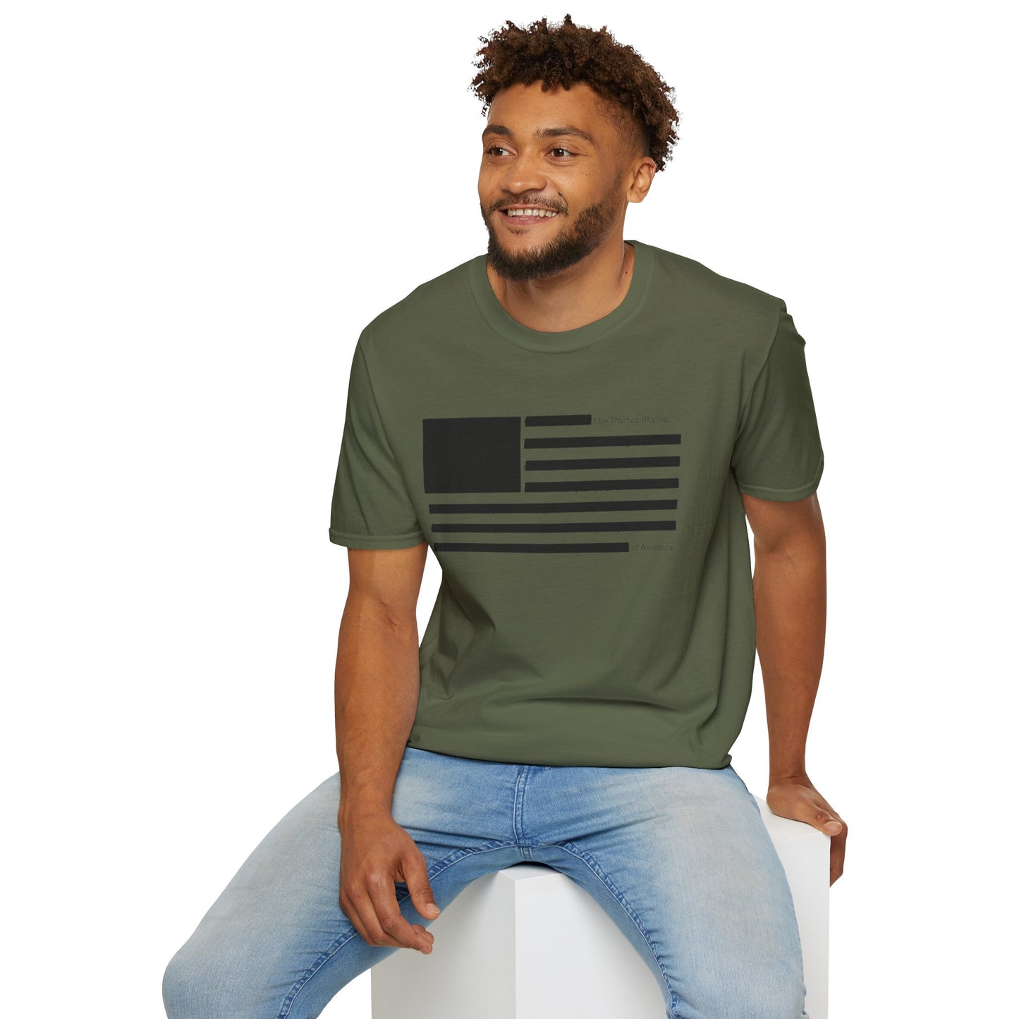 Black Stripes Flag T-Shirt