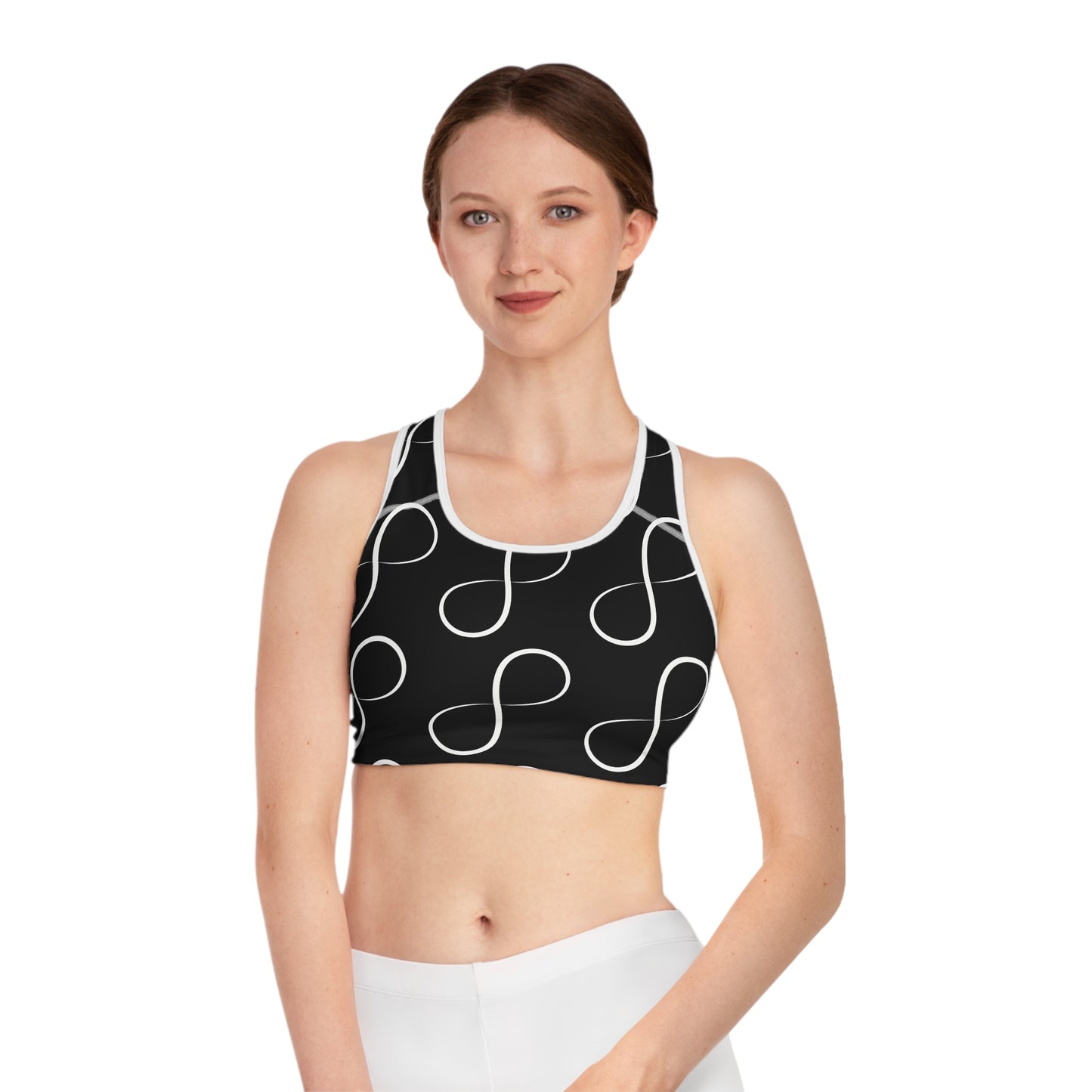 Infinity Pattern Sports Bra