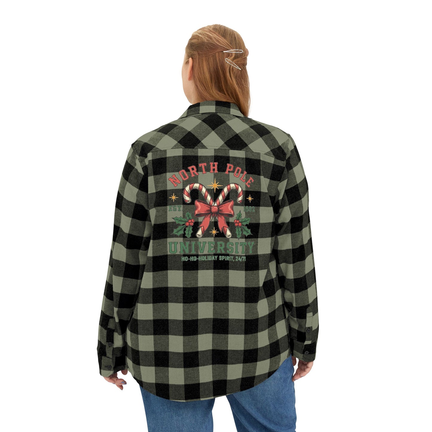 North Pole University Flannel Shirt