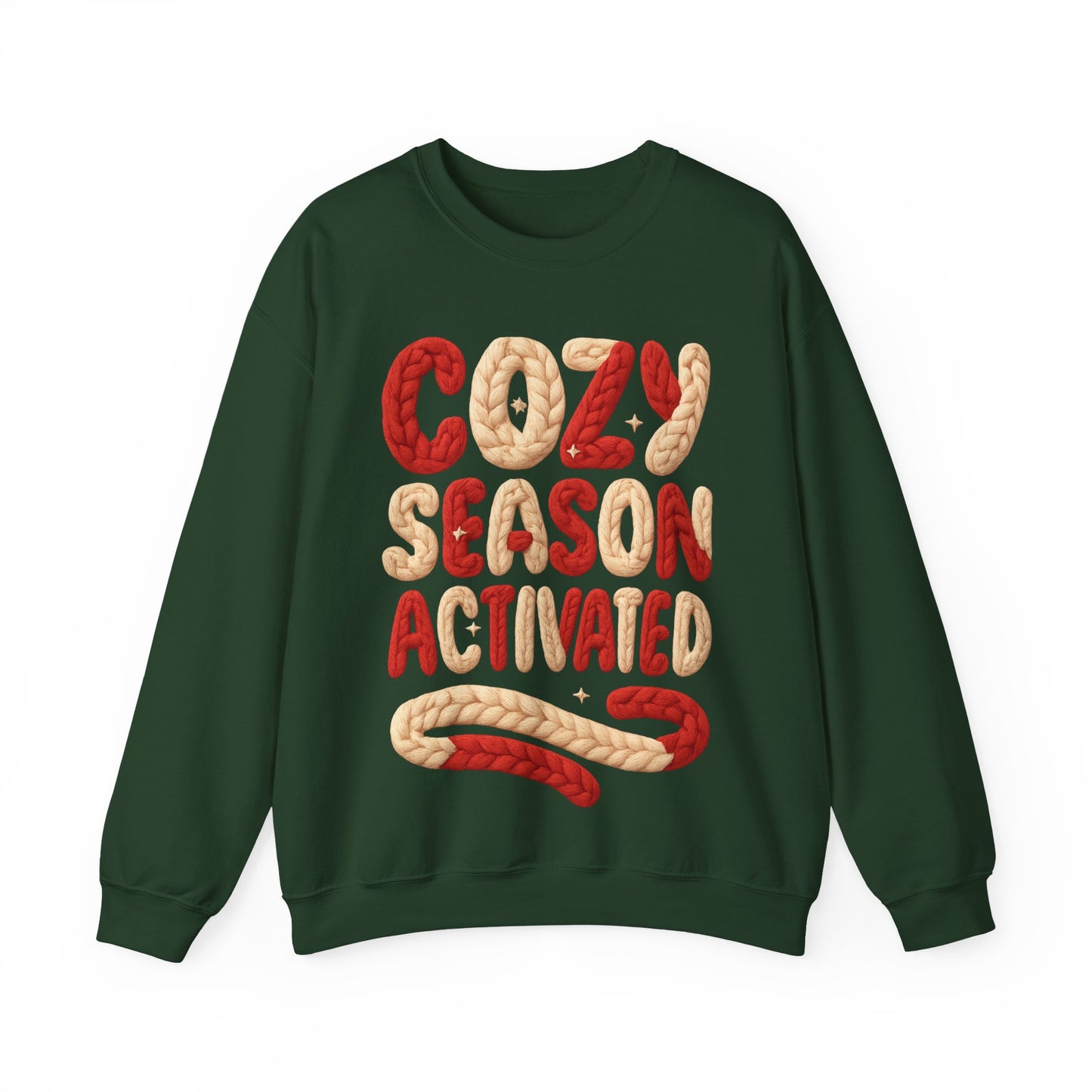 Faux Yarn Cozy Season Activated Crewneck Sweatshirt