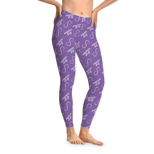 Purple Infinity Bangers Only Leggings
