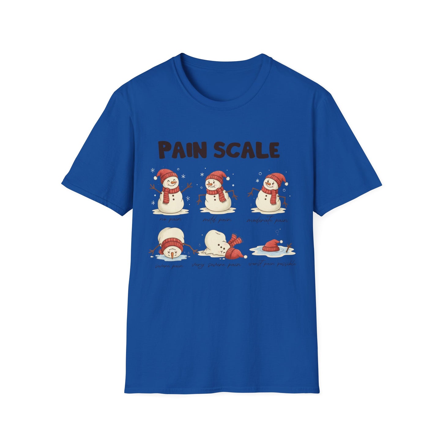 Snowman Pain Scale Tee