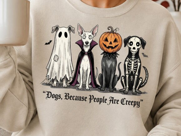 Dogs, Because People Are Creepy | Ready To Press | DTF