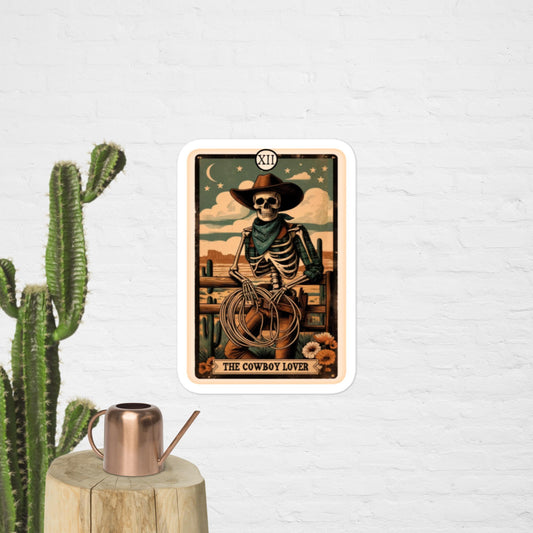 The Cowboy Lover Tarot stickers