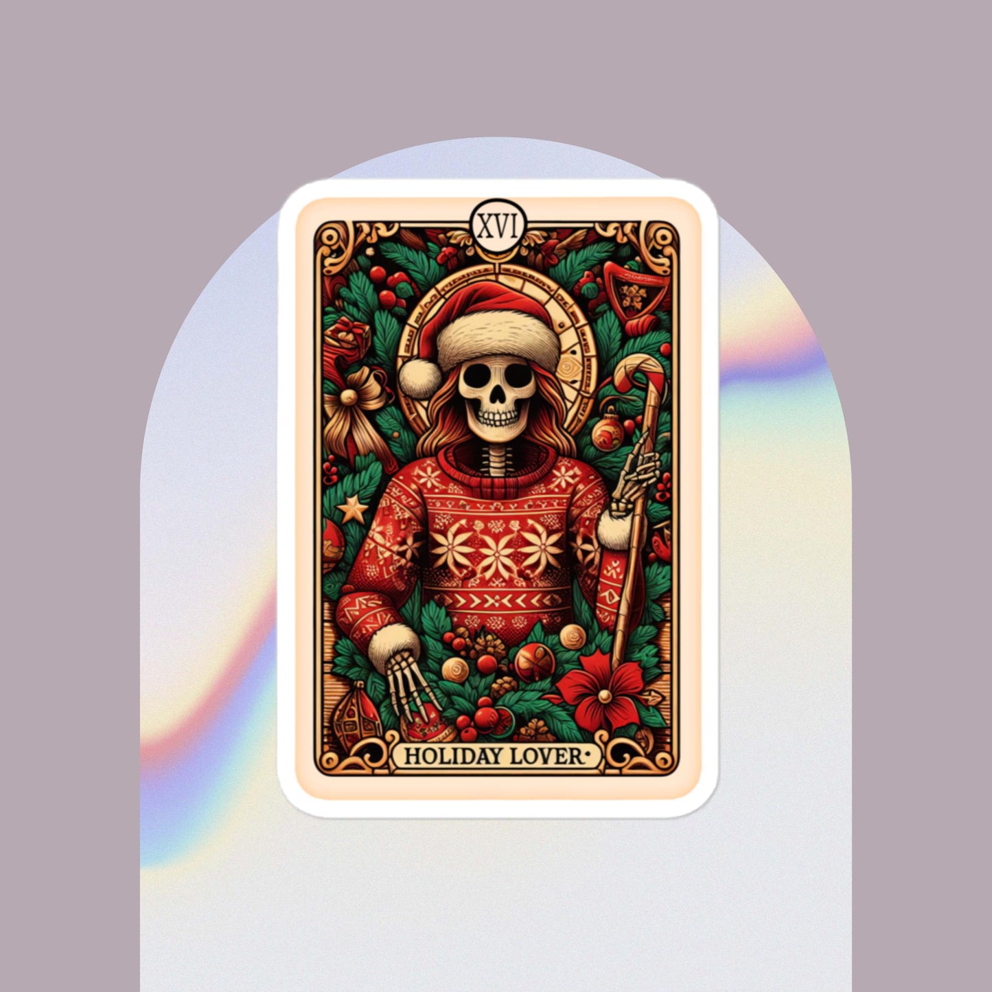 The Holiday Lover Tarot stickers