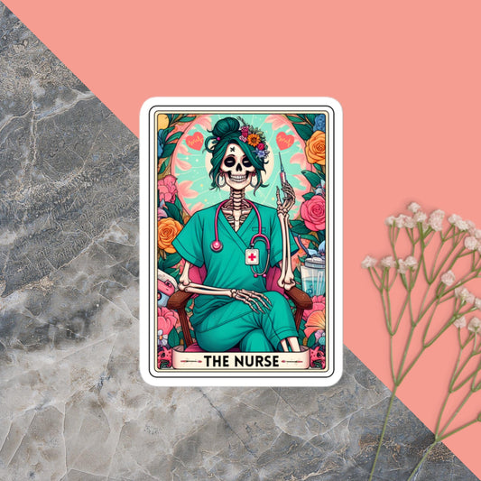 The Nurse 2 Tarot stickers