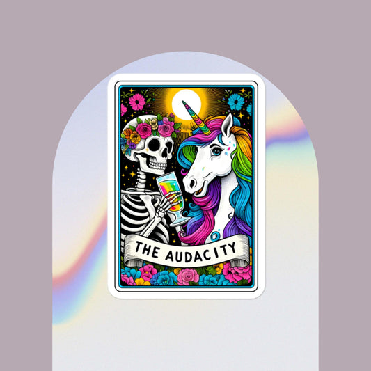 The Audacity Tarot stickers