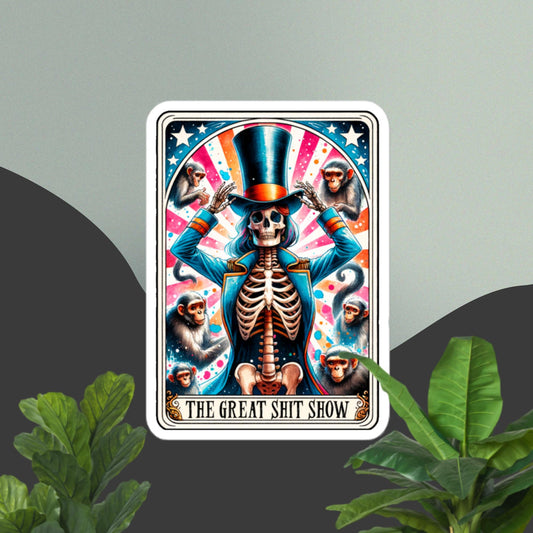 The Great Shit Show Tarot stickers