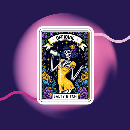 Official Salty Bitch Tarot stickers