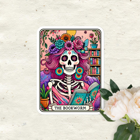 The Bookworm Tarot stickers