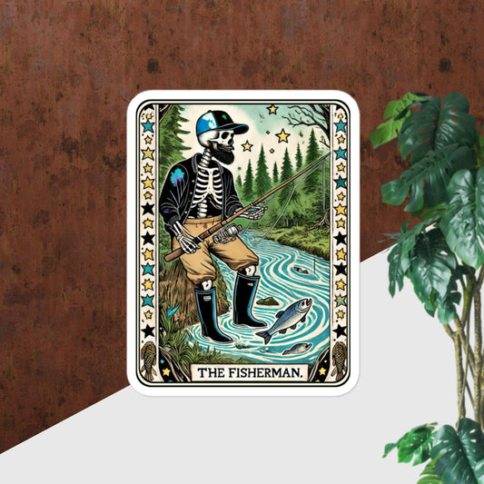 The Fisherman 2 Tarot stickers