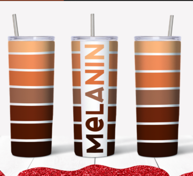 Melanin 2 | Sublimation Wrap | 20oz Tumblers