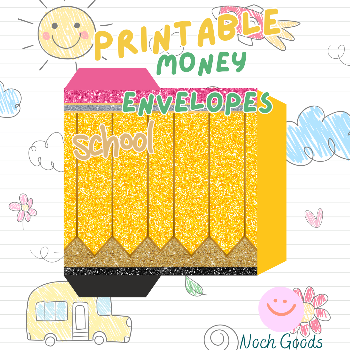 Printable Back To School, Teacher Appreciation, Classroom Money Envelopes