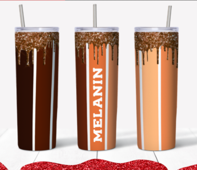 Melanin | Sublimation Wrap | 20oz Tumblers