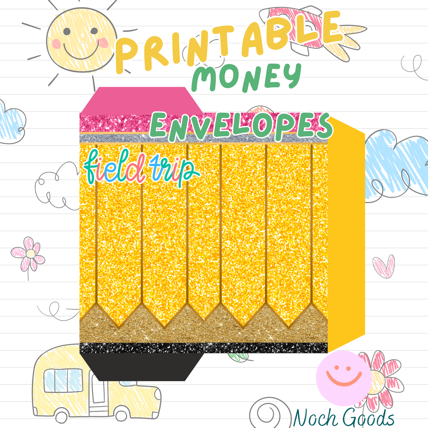 Printable Back To School, Teacher Appreciation, Classroom Money Envelopes