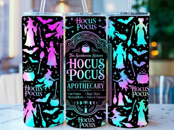 Hocus Pocus Apothecary | Sublimation Wrap | 20oz Tumblers