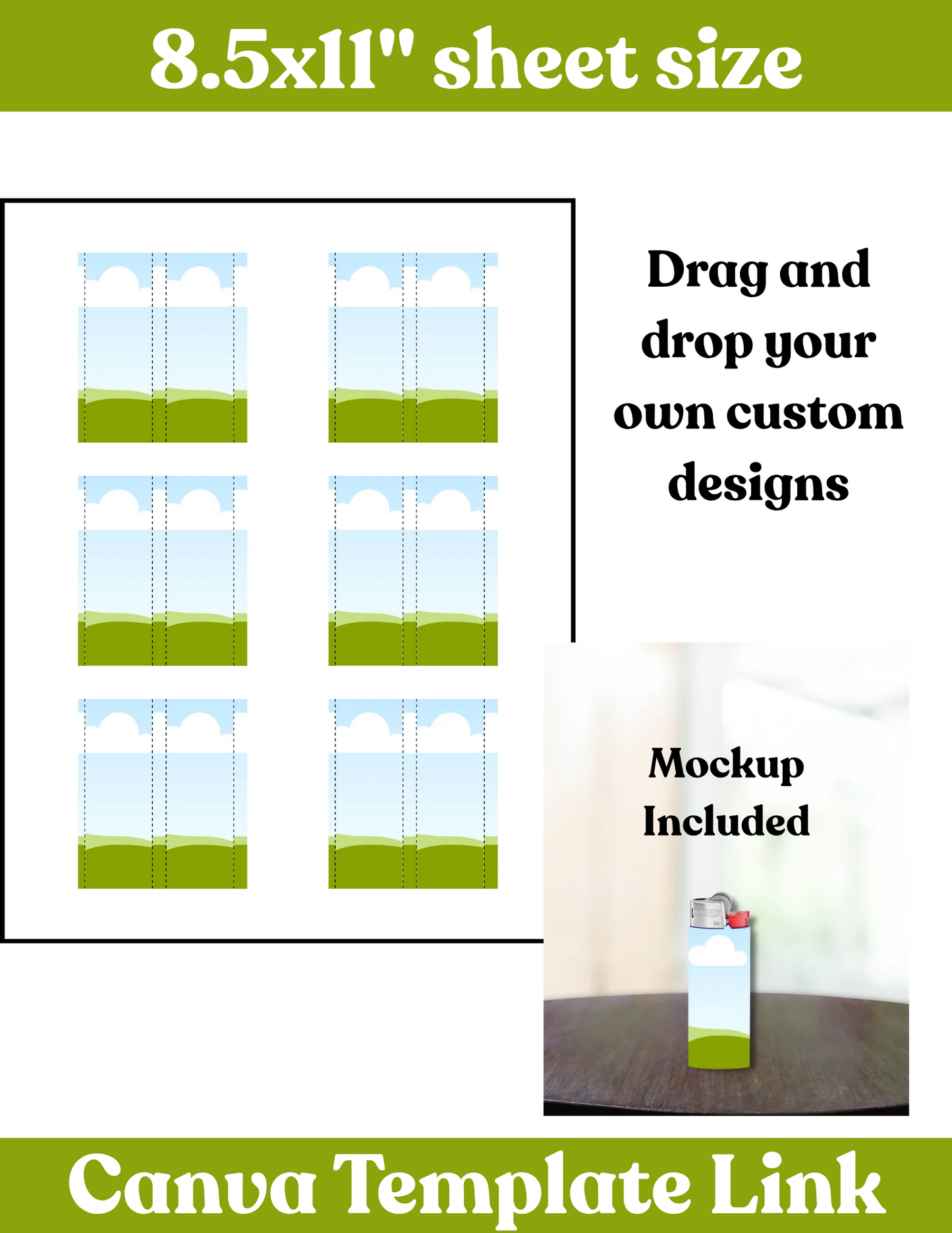 Lighter Wrap Templates