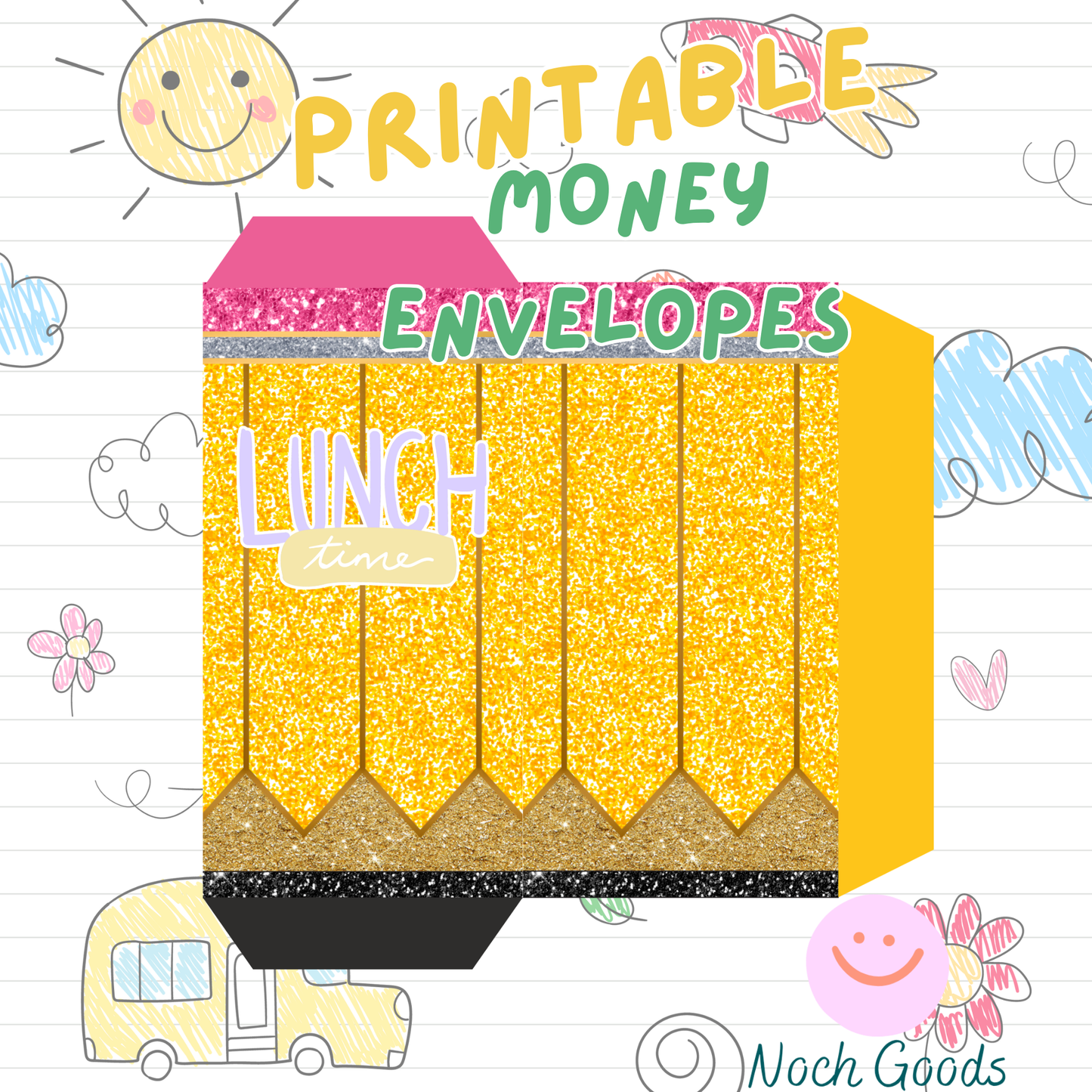 Printable Back To School, Teacher Appreciation, Classroom Money Envelopes
