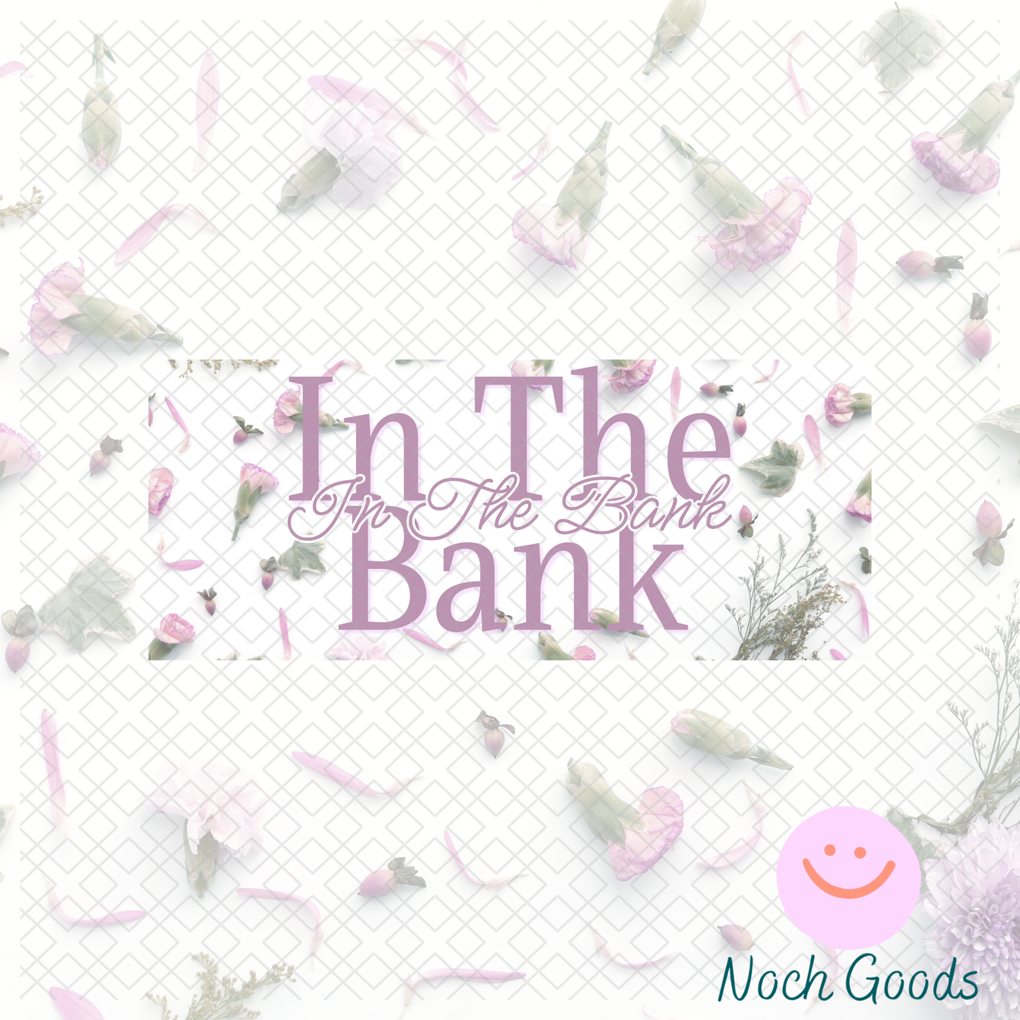 Delicate Pink Flowers Money Placeholder | Cash Stuffing & Budgeting