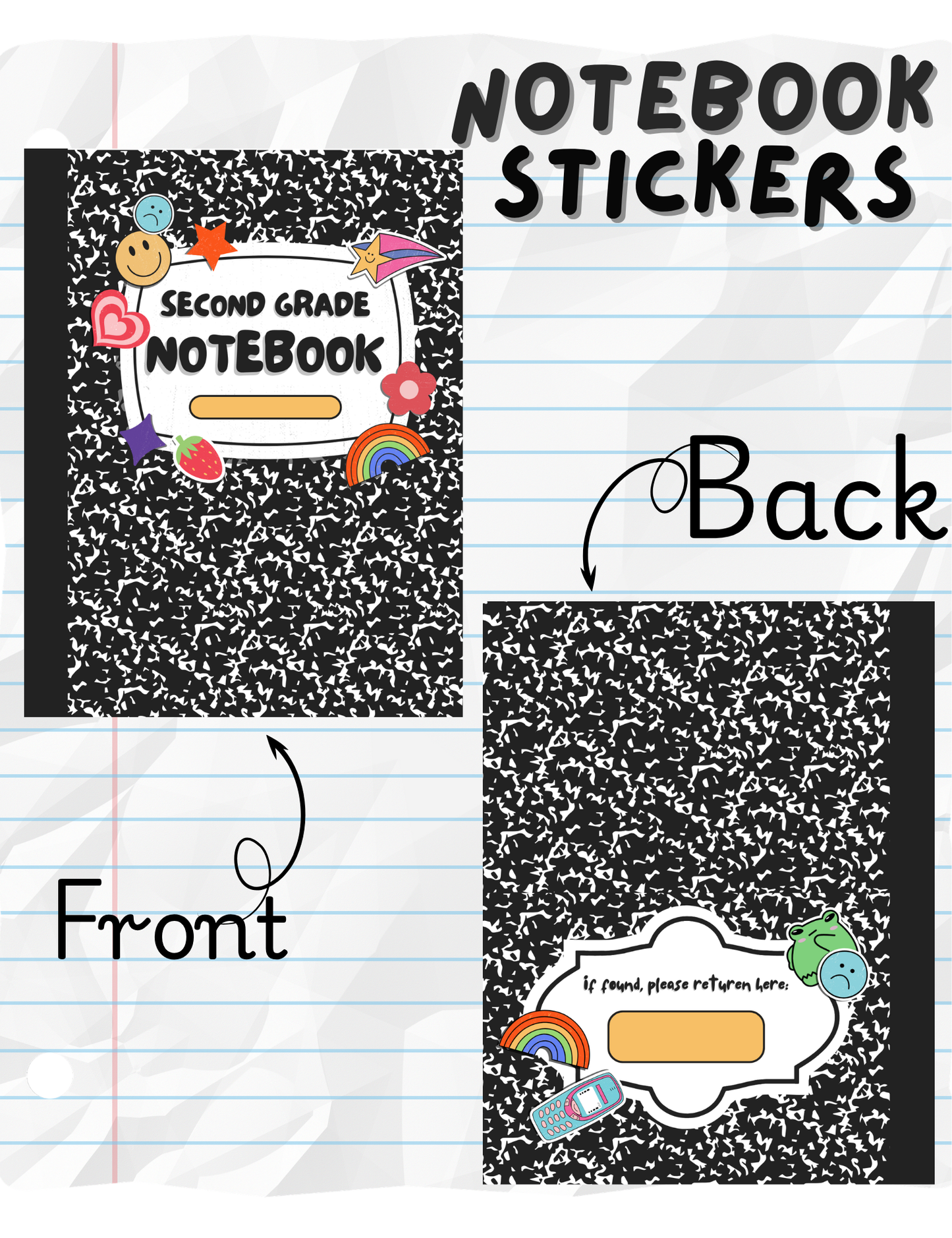 NS8- Notebook Stickers