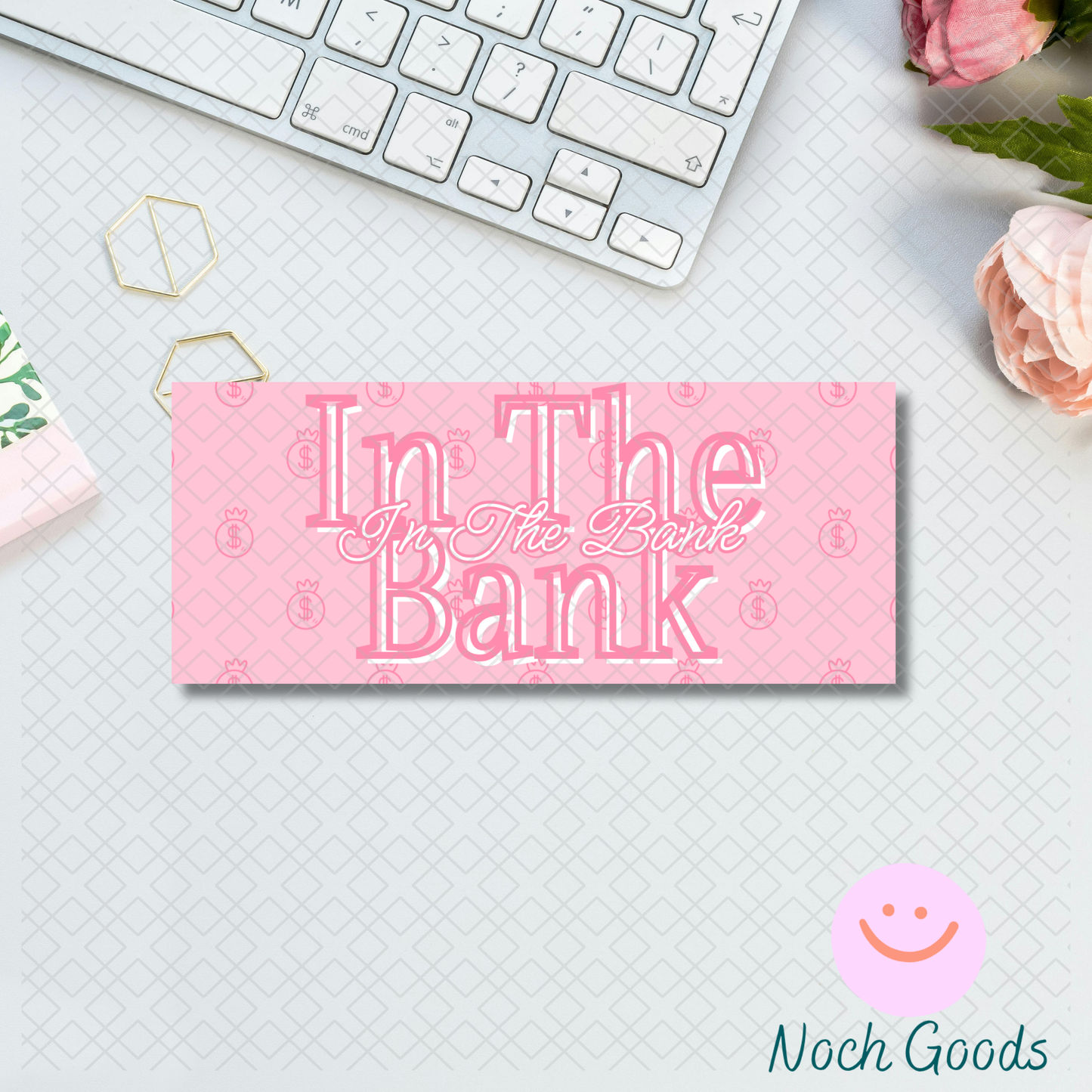 Pink Money Bags Money Placeholder | Cash Stuffing & Budgeting