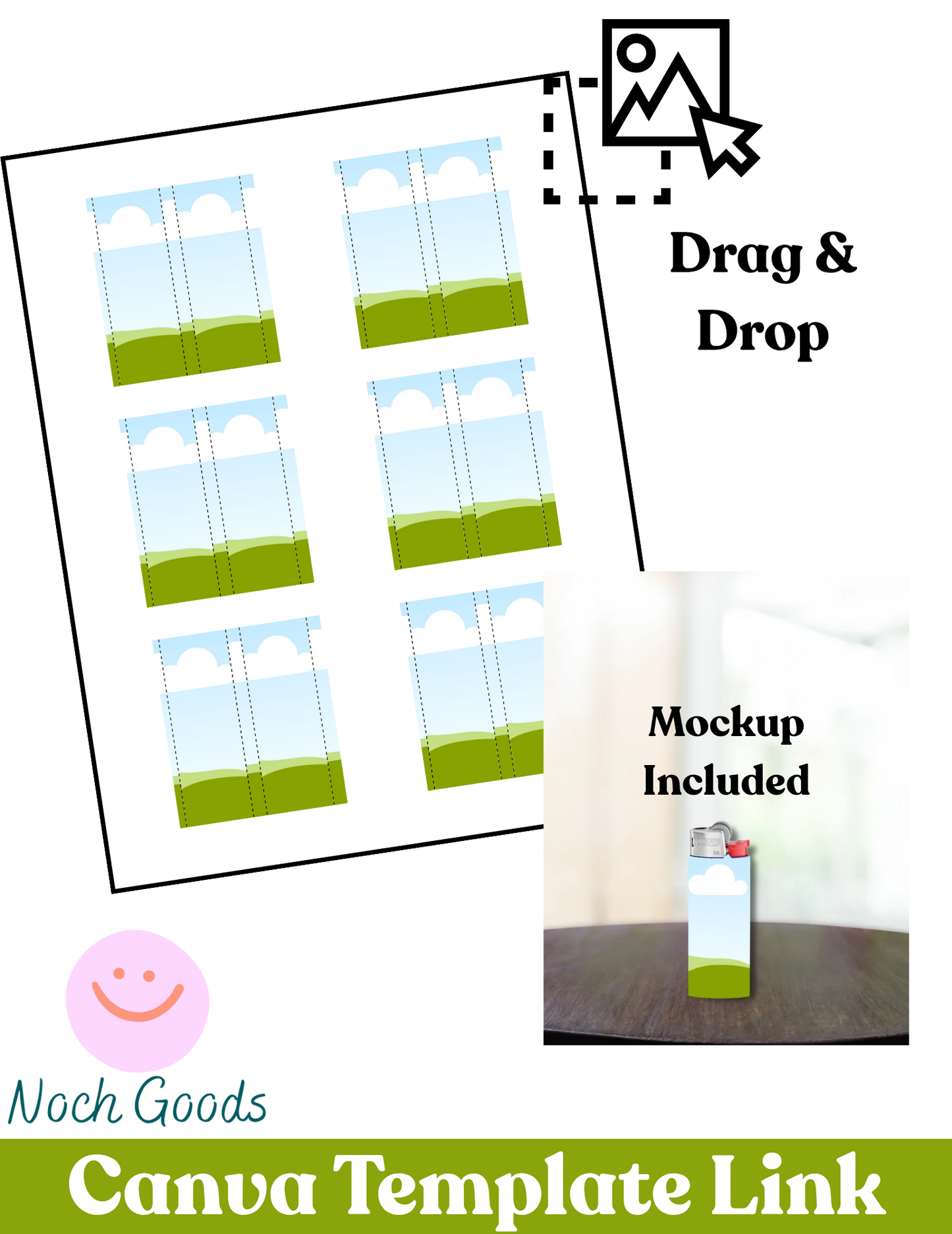 Lighter Wrap Templates