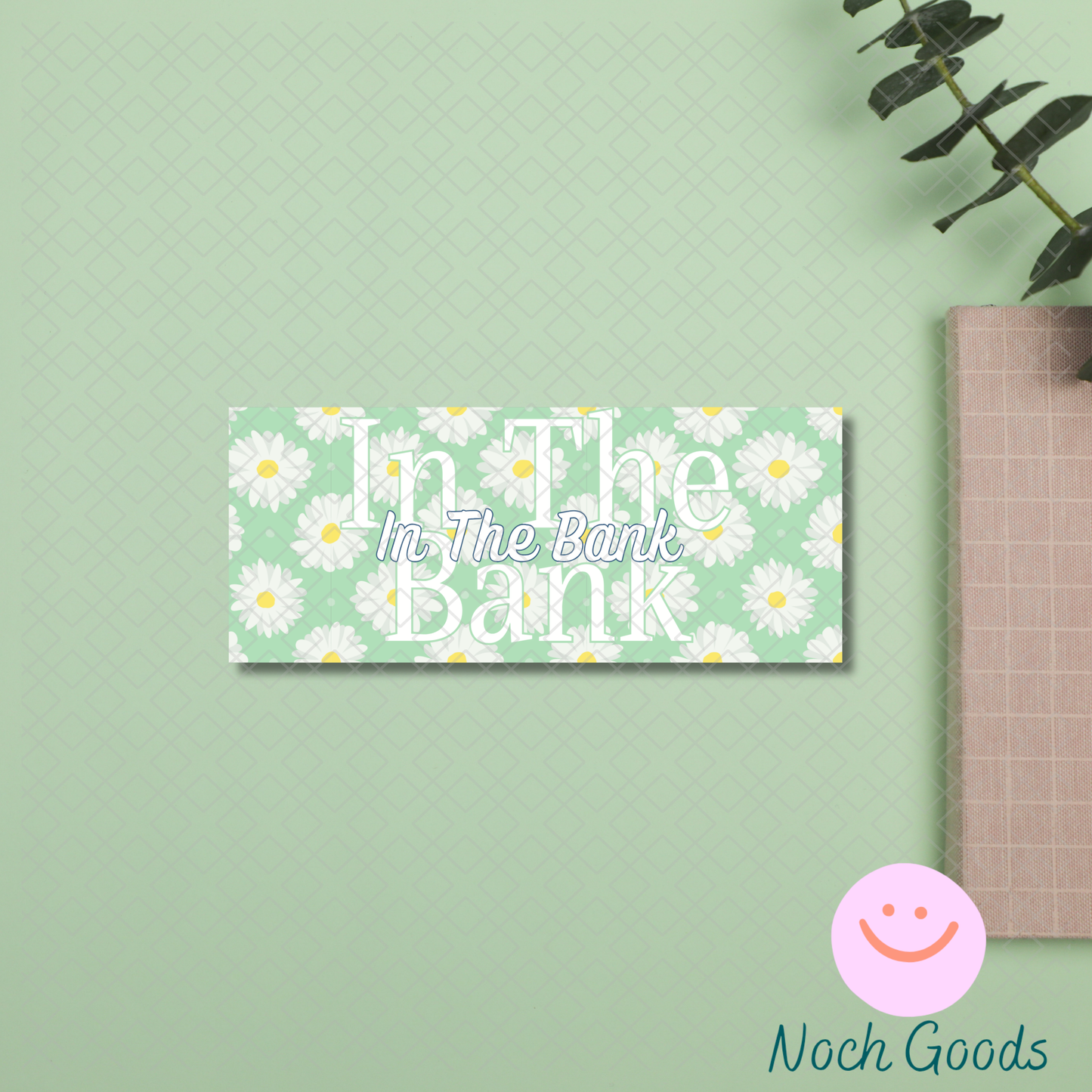 Green Daisy Money Placeholder | Cash Stuffing & Budgeting