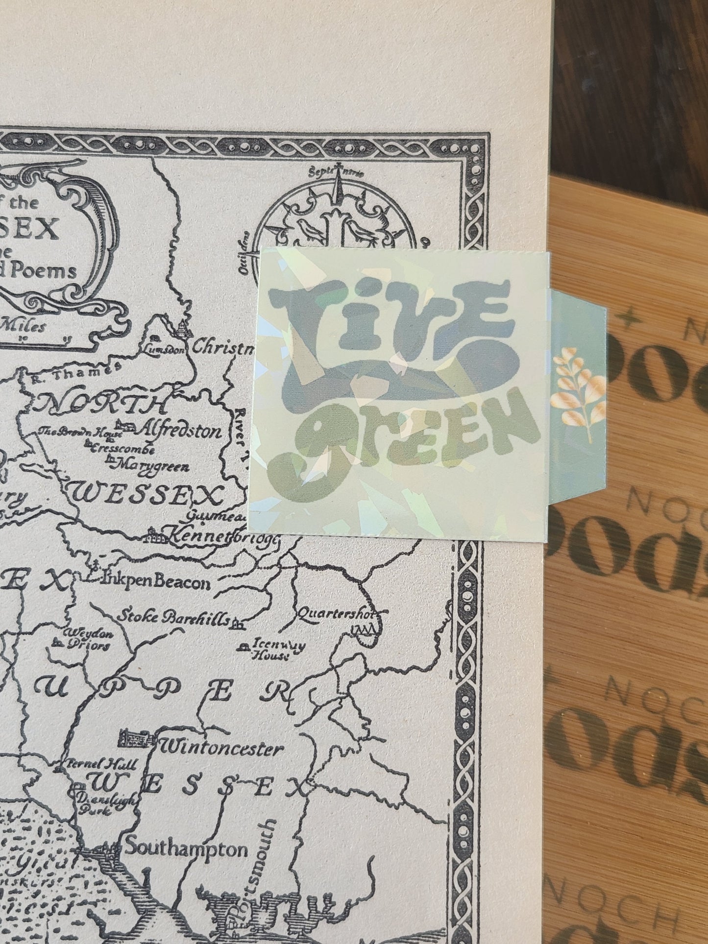 Live Green Magnetic Tab Bookmark