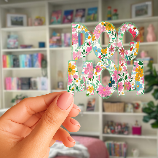 Floral Dog Mom | Ready to Press | UV DTF