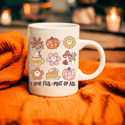 I Love Fall | Ready to Press | UV DTF