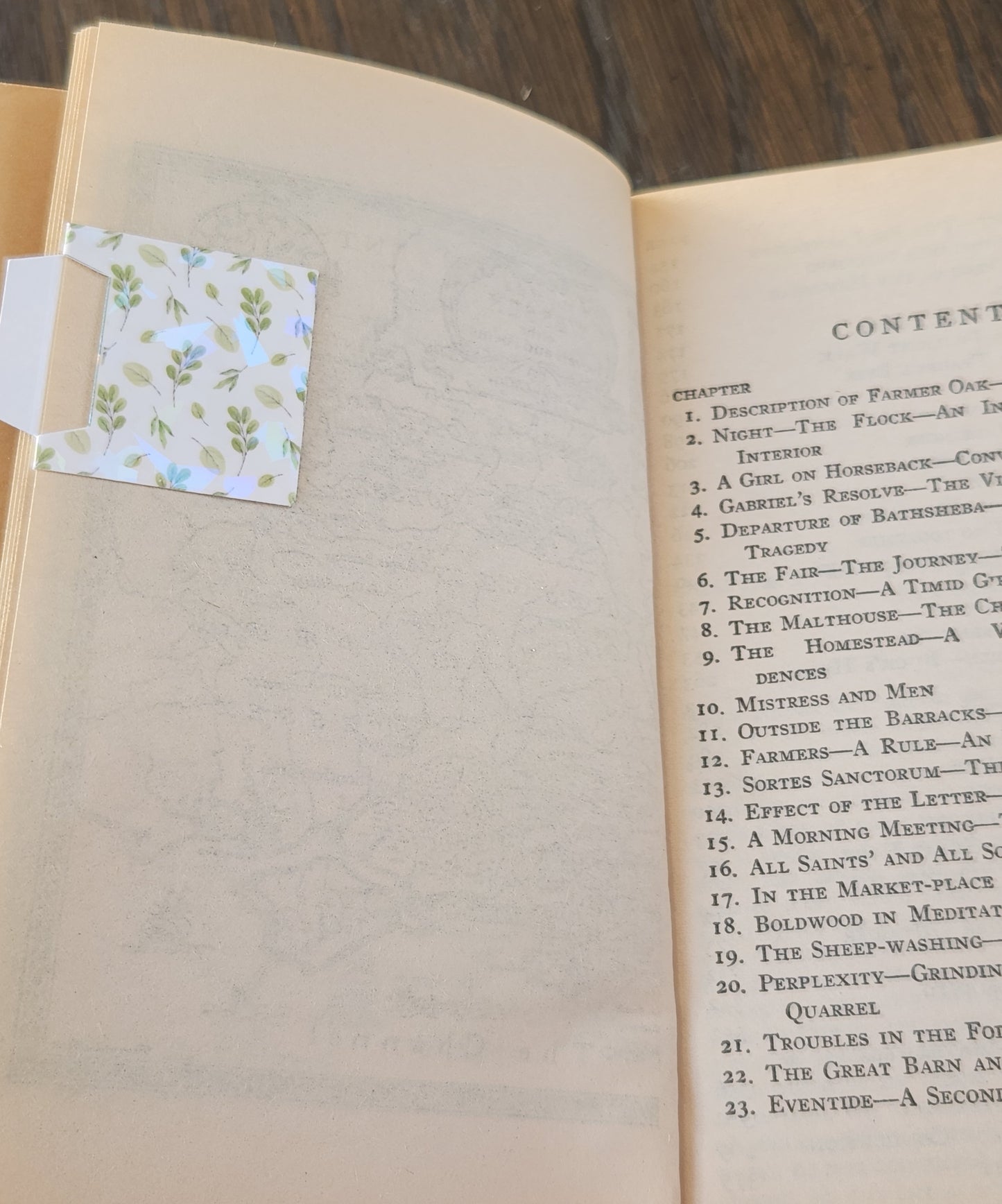Live Green Magnetic Tab Bookmark